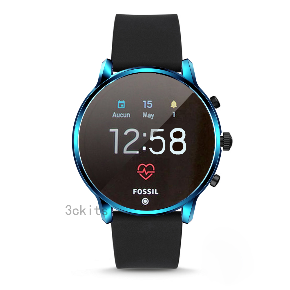 Savvies 6 Pellicole Protettive Trasparenti Per Fossil The Carlyle HR (5.Gen) – Protezione Schermo Anti Graffio, Facili Da Applicare