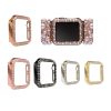 Best Protector For Apple Watch 4 44mm Hard PC Protective Cover Double Row Glitter Rhinestones Crystal Diamonds Look Made Your Watch Glorious