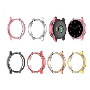 Suave Chapado TPU a Prueba de arañazos Bumper Shell Case Cover para Garmin Vivoactive Smartwatch Anzela 2 Pack Funda para Garmin Vivoactive 3 Entrenador Smartwatch