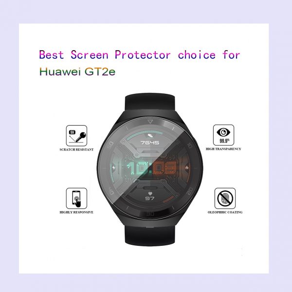 Best Screen Protector for Huawei GT2e, Soft Plated TPU All-Around Protective Bumper Cover Case for Huawei Watch GT 2e Accessories